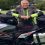 Retiree bids to be first to travel worldwide on electric motor cycle